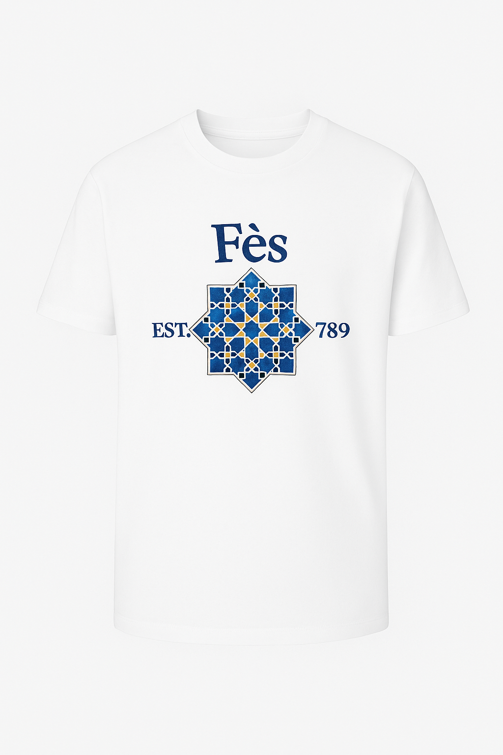 T-shirt unisexe brodé Fès