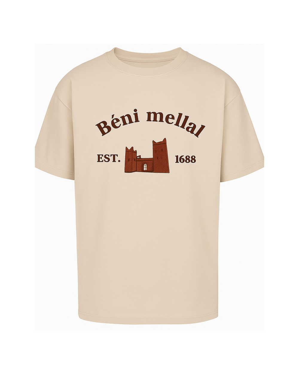 T-shirt unisexe brodé Beni Mellal