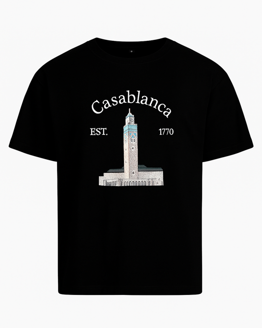 T-shirt unisexe brodé Casablanca