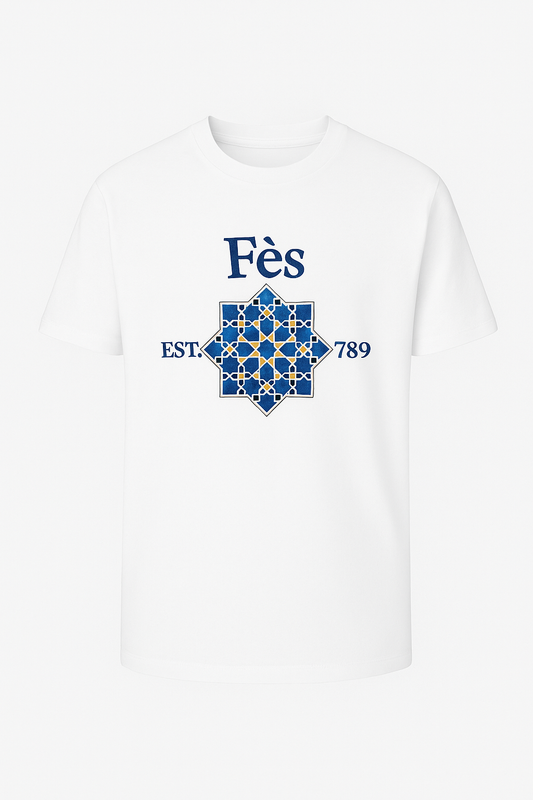 T-shirt unisexe brodé Fès