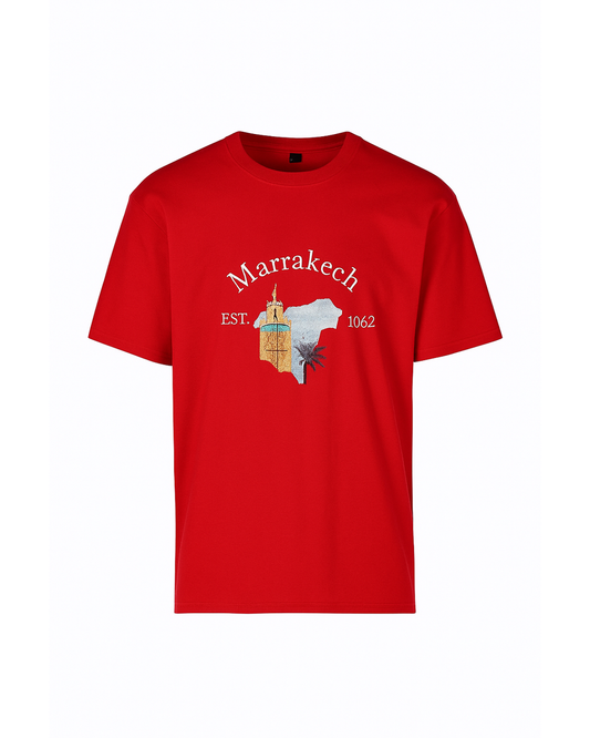 T-shirt unisexe brodé Marrakech